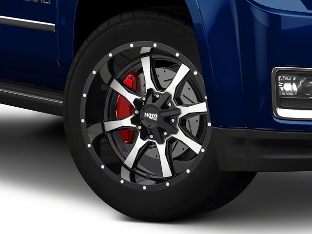 Moto Metal MO970 Gloss Black Machined 6-Lug Wheel; 20x10; -24mm Offset (15-20 Yukon)