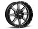Moto Metal MO970 Gloss Gray with Gloss Black Lip 6-Lug Wheel; 20x10; -24mm Offset (07-13 Silverado 1500)