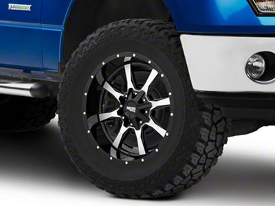 Moto Metal MO970 Gloss Black Machined 6-Lug Wheel; 18x10; -24mm Offset (09-14 F-150)