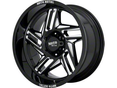 Moto Metal MO996 Ripsaw Gloss Black Milled 6-Lug Wheel; 20x10; -18mm Offset (09-14 F-150)