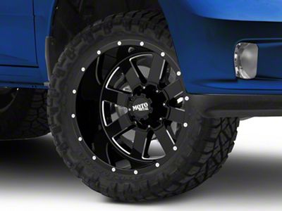 Moto Metal MO962 Gloss Black Milled 5-Lug Wheel; 20x12; -44mm Offset (09-18 RAM 1500)