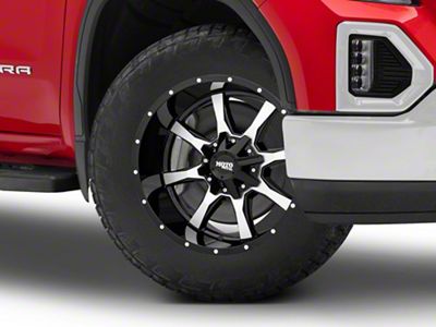 Moto Metal MO970 Gloss Black Machined 6-Lug Wheel; 20x10; -24mm Offset (19-25 Sierra 1500)