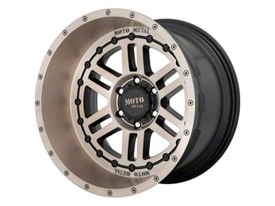 Moto Metal MO800 Deep Six Satin Black with Bronze Tint 6-Lug Wheel; 20x10; -18mm Offset (21-25 F-150)