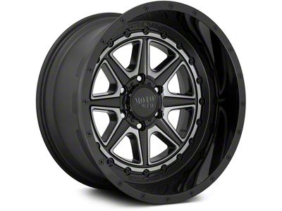 Moto Metal MO801 Phantom Gloss Black with Gray Tint 6-Lug Wheel; 20x10; -18mm Offset (21-25 F-150)