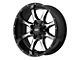 Moto Metal MO970 Gloss Black Machined 6-Lug Wheel; 16x8; 0mm Offset (21-22 F-150)