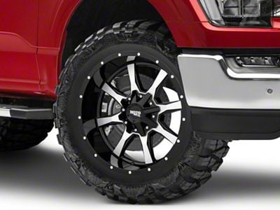 Moto Metal MO970 Gloss Black Machined 6-Lug Wheel; 20x10; -24mm Offset (21-24 F-150)