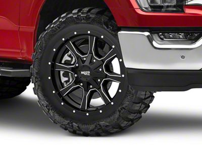 Moto Metal MO970 Satin Black Milled 6-Lug Wheel; 20x9; 0mm Offset (21-25 F-150)