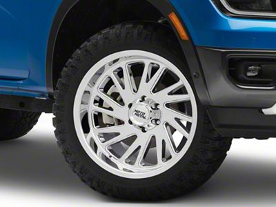 Moto Metal Combat Chrome 6-Lug Wheel; 20x10; -18mm Offset (24-25 Ranger)