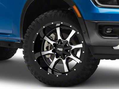 Moto Metal MO970 Gloss Black Machined 6-Lug Wheel; 20x10; -24mm Offset (24-25 Ranger)