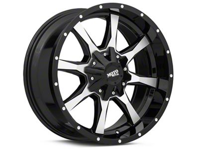 Moto Metal MO970 Gloss Black Machined 5-Lug Wheel; 20x10; -24mm Offset (94-01 RAM 1500)