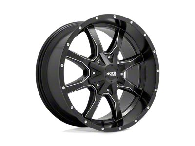 Moto Metal MO970 Semi Gloss Black Milled 5-Lug Wheel; 17x9; -12mm Offset (94-01 RAM 1500)