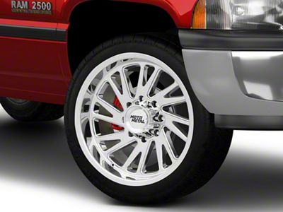 Moto Metal Combat Chrome 8-Lug Wheel; 22x10; -18mm Offset (94-02 RAM 2500)