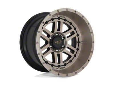 Moto Metal Deep Six Satin Black with Bronze Tint 8-Lug Wheel; 20x12; -44mm Offset (99-07 F-250 Super Duty)