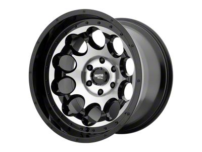 Moto Metal Rotary Gloss Black Machined 8-Lug Wheel; 20x12; -44mm Offset (99-07 F-250 Super Duty)