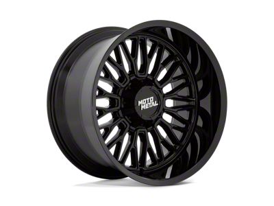 Moto Metal Stinger Gloss Black 8-Lug Wheel; 20x10; -18mm Offset (99-07 F-350 Super Duty SRW)
