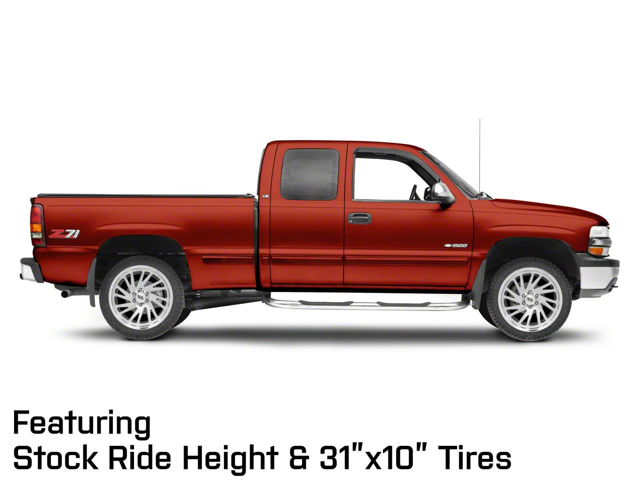 Meto Moto Metal Silverado 1500 Combat Chrome 6-Lug Wheel; 22x12