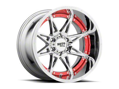 Moto Metal Hydra Chrome 6-Lug Wheel; 17x9; -12mm Offset (99-06 Silverado 1500)