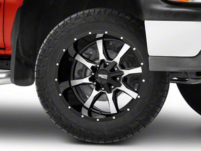 Moto Metal MO970 Gloss Black Machined 6-Lug Wheel; 20x10; -24mm Offset (99-06 Silverado 1500)