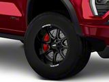 Moto Metal MO970 Gloss Black with Milled Spoke 6-Lug Wheel; 17x8; 0mm Offset (23-26 Canyon)