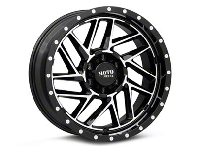 Moto Metal MO985 Breakout Gloss Black Machined 6-Lug Wheel; 20x10; -18mm Offset (23-25 Canyon)