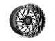 Moto Metal Breakout Gloss Black Machined 5-Lug Wheel; 16x8; -6mm Offset (87-90 Dakota)