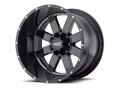 Moto Metal MO962 Gloss Black Milled 5-Lug Wheel; 17x10; -24mm Offset (05-11 Dakota)