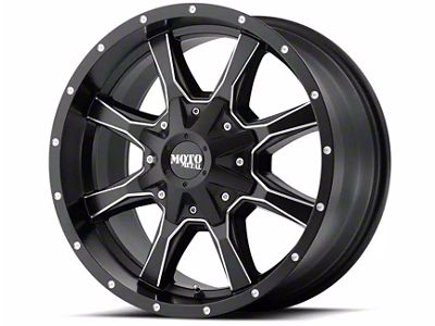 Moto Metal MO970 Satin Black Milled 5-Lug Wheel; 17x9; -12mm Offset (05-11 Dakota)