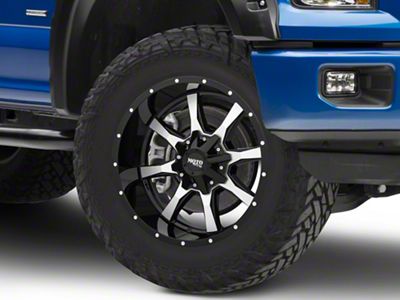 Moto Metal MO970 Gloss Black Machined 6-Lug Wheel; 20x10; -24mm Offset (15-20 F-150)