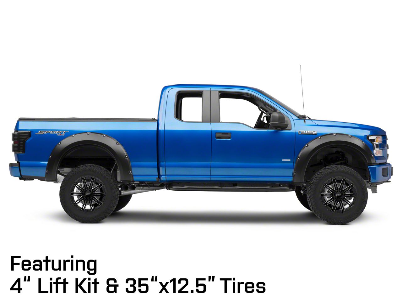 Moto Metal F-150 MO998 Kraken Gloss Black Milled 6-Lug Wheel