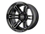 Moto Metal Rukus Gloss Black Milled 6-Lug Wheel; 20x9; 0mm Offset (21-25 F-150)