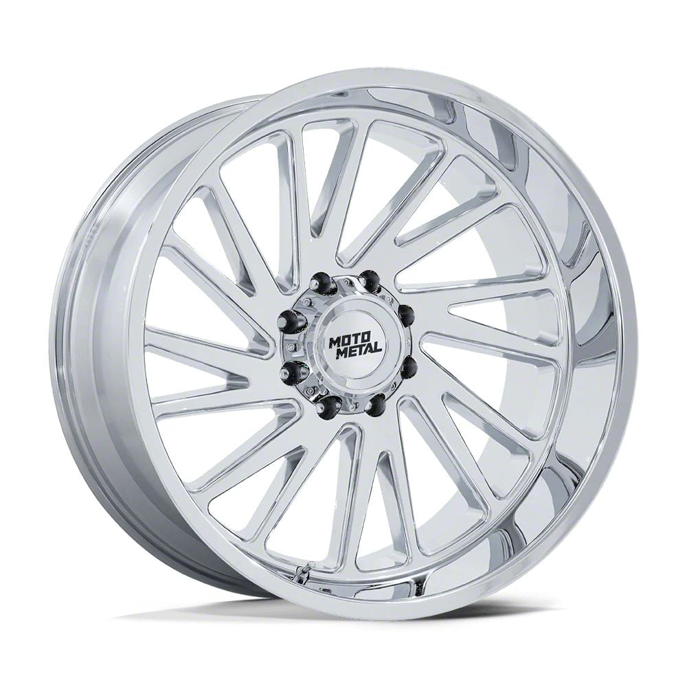 Moto Metal F-350 Super Duty Combat Chrome 8-Lug Wheel; 22x12