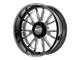 Moto Metal MO401 Gloss Black Milled 6-Lug Wheel; 20x10; -24mm Offset (19-24 Silverado 1500)