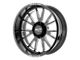Moto Metal MO401 Gloss Black Milled 6-Lug Wheel; 22x14; -76mm Offset (19-24 Silverado 1500)