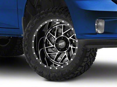 Moto Metal MO985 Breakout Gloss Black Machined 5-Lug Wheel; 20x12; -44mm Offset (09-18 RAM 1500)