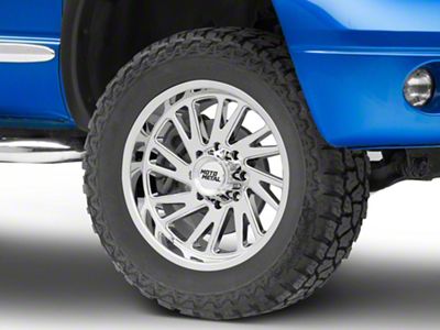 Moto Metal Combat Chrome 8-Lug Wheel; 24x12; -44mm Offset (06-08 RAM 1500 Mega Cab)