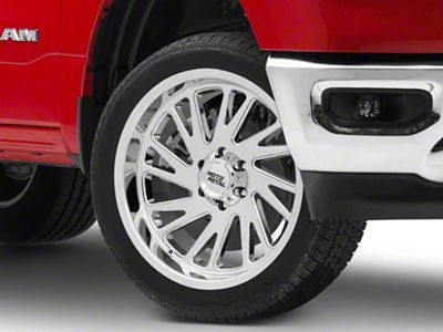 Moto Metal Combat Chrome 6-Lug Wheel; 24x12; -44mm Offset (19-25 RAM 1500)