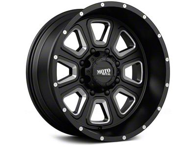 Moto Metal MO972 Satin Black Milled 5-Lug Wheel; 17x9; -12mm Offset (09-18 RAM 1500)