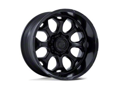 Moto Metal Rotary Gloss Black 8-Lug Wheel; 20x12; -44mm Offset (06-08 RAM 1500 Mega Cab)