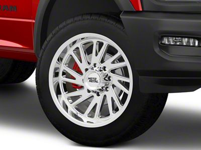 Moto Metal Combat Chrome 8-Lug Wheel; 22x12; -44mm Offset (19-24 RAM 3500 SRW)