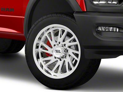Moto Metal Combat Chrome 8-Lug Wheel; 24x12; -44mm Offset (19-25 RAM 3500 SRW)