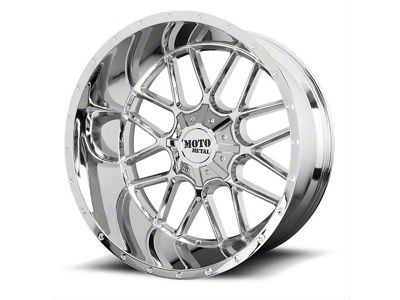 Moto Metal MO986 Siege Chrome 8-Lug Wheel; 20x12; -44mm Offset (19-24 RAM 3500 SRW)