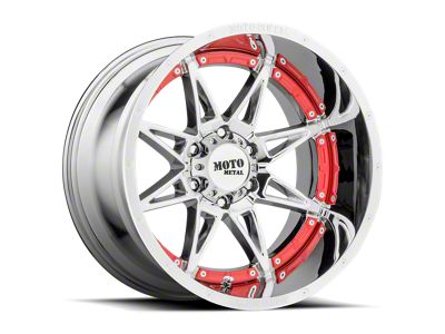 Moto Metal Hydra Chrome 6-Lug Wheel; 17x9; -12mm Offset (19-23 Ranger)