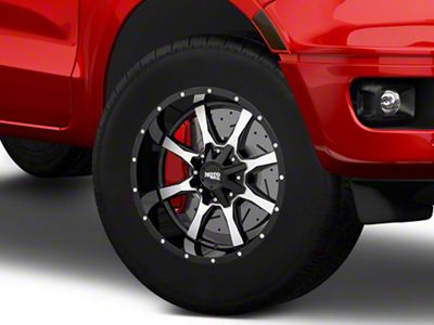 Moto Metal MO970 Gloss Black Machined 6-Lug Wheel; 18x10; -24mm Offset (19-23 Ranger)