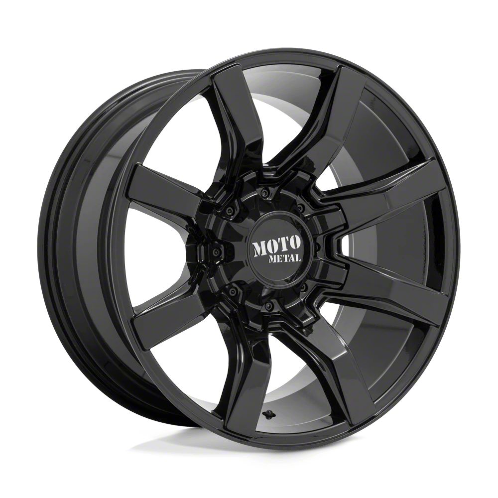 Moto Metal Ranger Spider Gloss Black 6-Lug Wheel; 22x10; -18mm Offset ...