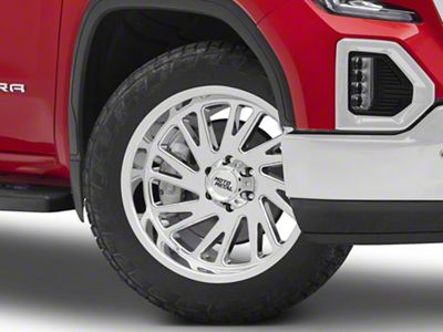 Moto Metal Combat Chrome 6-Lug Wheel; 22x10; -18mm Offset (19-25 Sierra 1500)