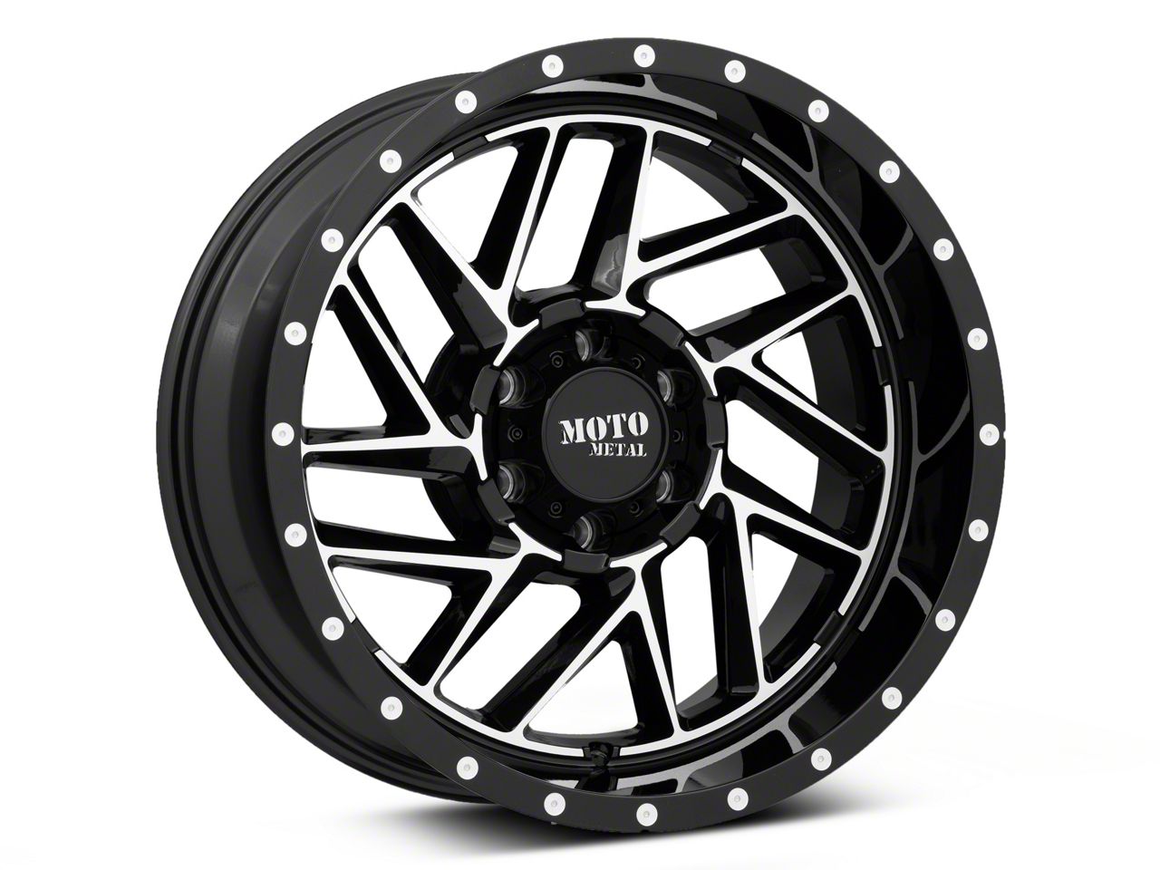 michi31⭐︎ Moto Metal Sierra 1500 MO985 Breakout Gloss Black Machined 6