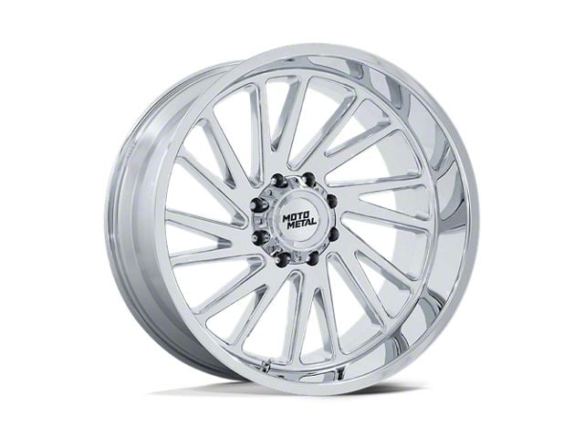 Moto Metal Combat Chrome 8-Lug Wheel; 22x12; -44mm Offset (20-24 Sierra 2500 HD)