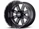 Moto Metal MO962 Gloss Black Milled 8-Lug Wheel; 18x9; 0mm Offset (07-10 Sierra 2500 HD)