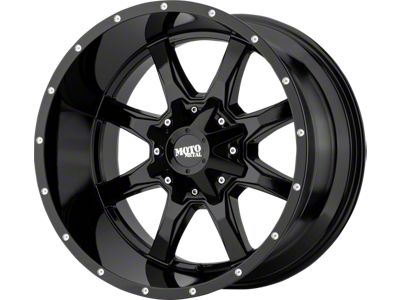 Moto Metal MO970 Gloss Black 8-Lug Wheel; 20x10; -24mm Offset (20-25 Sierra 2500 HD)