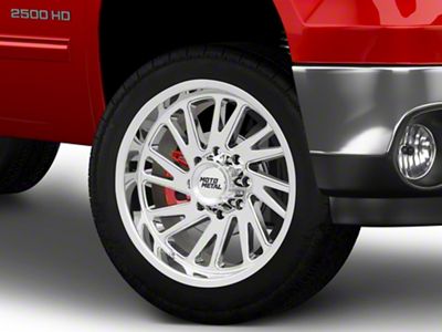 Moto Metal Combat Chrome 8-Lug Wheel; 22x12; -44mm Offset (07-10 Sierra 3500 HD SRW)